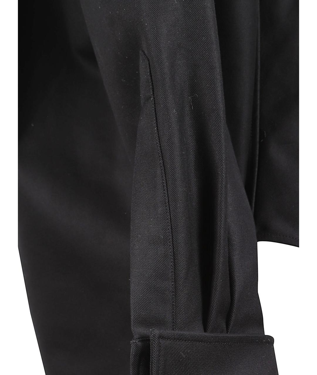 BALENCIAGA Черная хлопковая рубашка, фото 2