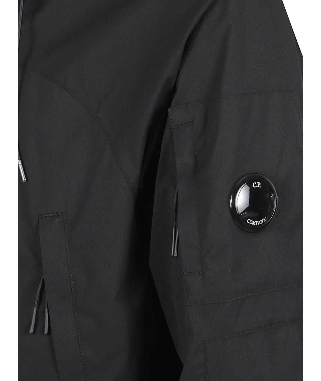 CP COMPANY Черная полиэстеровая куртка, фото 2