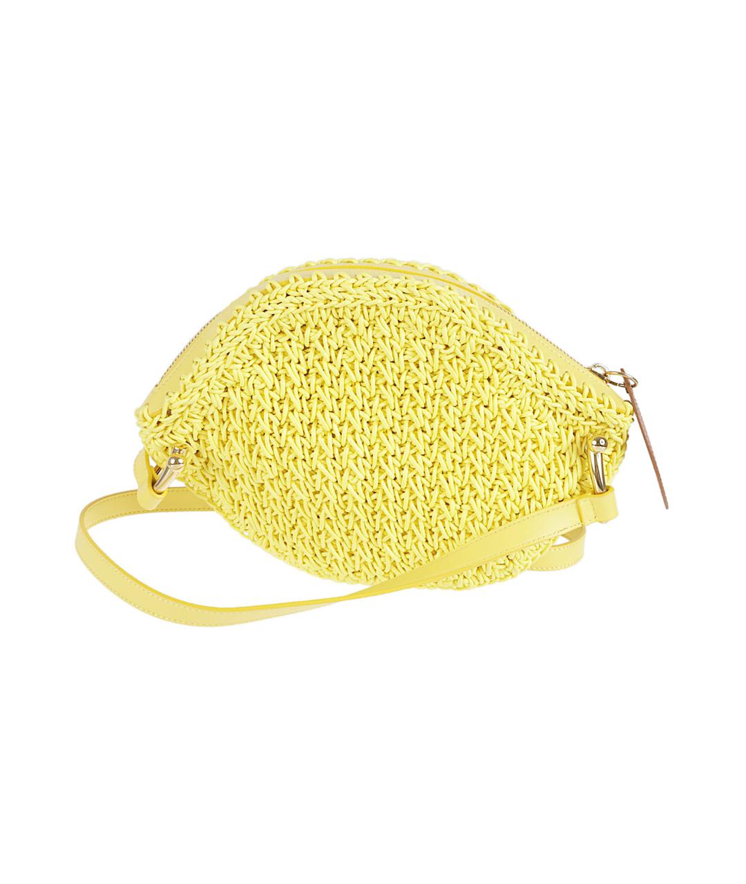 CHLOE Желтая тканевая сумка через плечо, фото 2