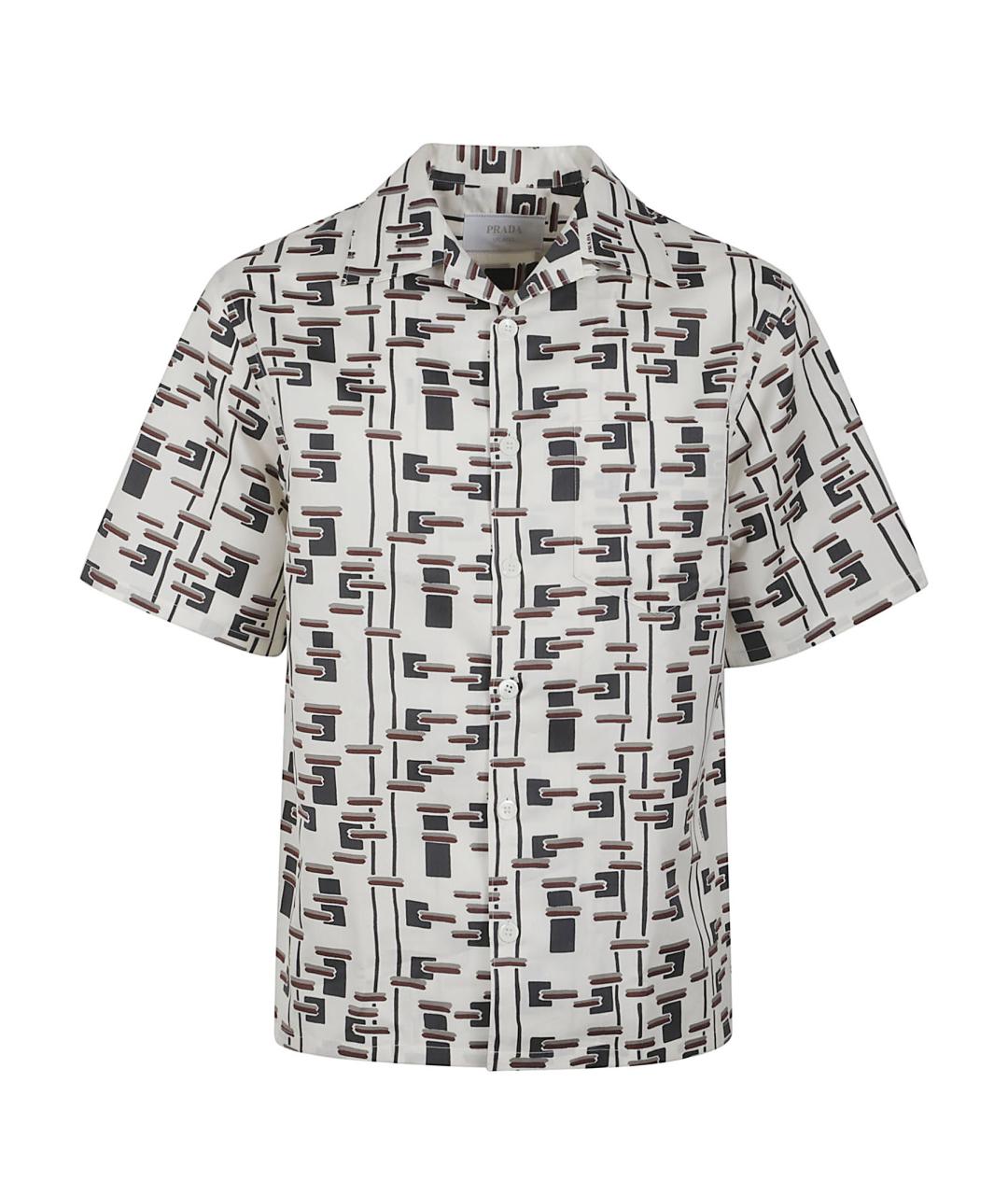 PRADA Мульти хлопковая кэжуал рубашка, фото 1