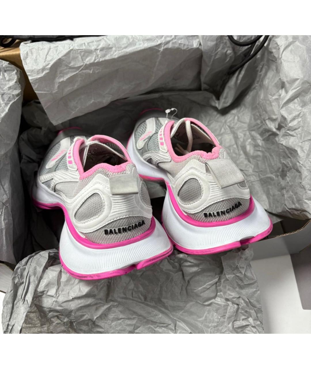 BALENCIAGA Серые текстильные кроссовки, фото 6