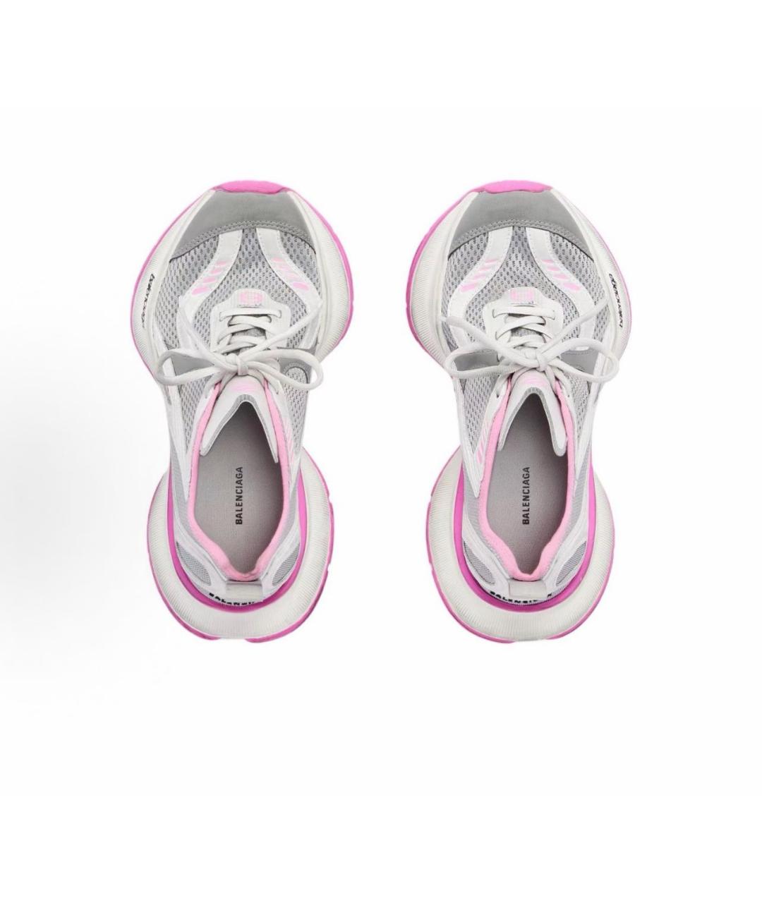 BALENCIAGA Серые текстильные кроссовки, фото 4
