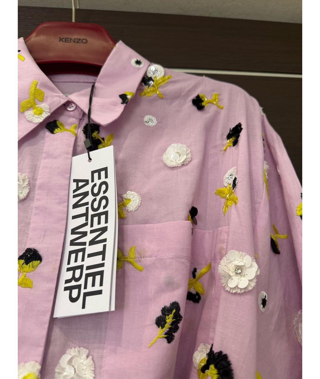 FEAR OF GOD ESSENTIALS Розовое хлопковое повседневное платье, фото 4