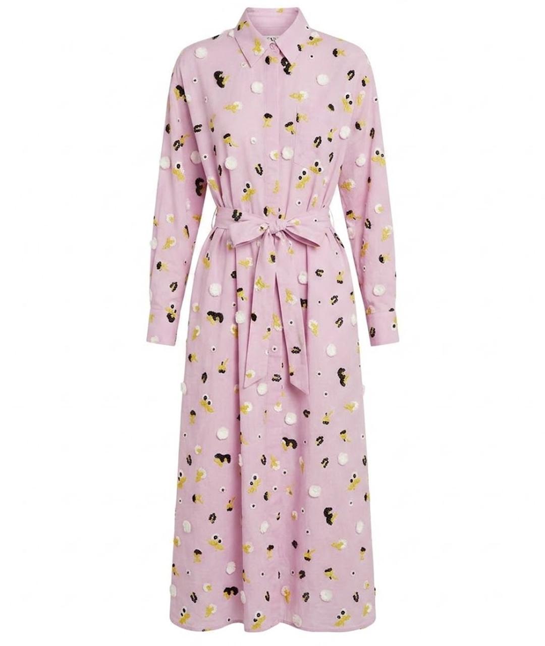 FEAR OF GOD ESSENTIALS Розовое хлопковое повседневное платье, фото 1