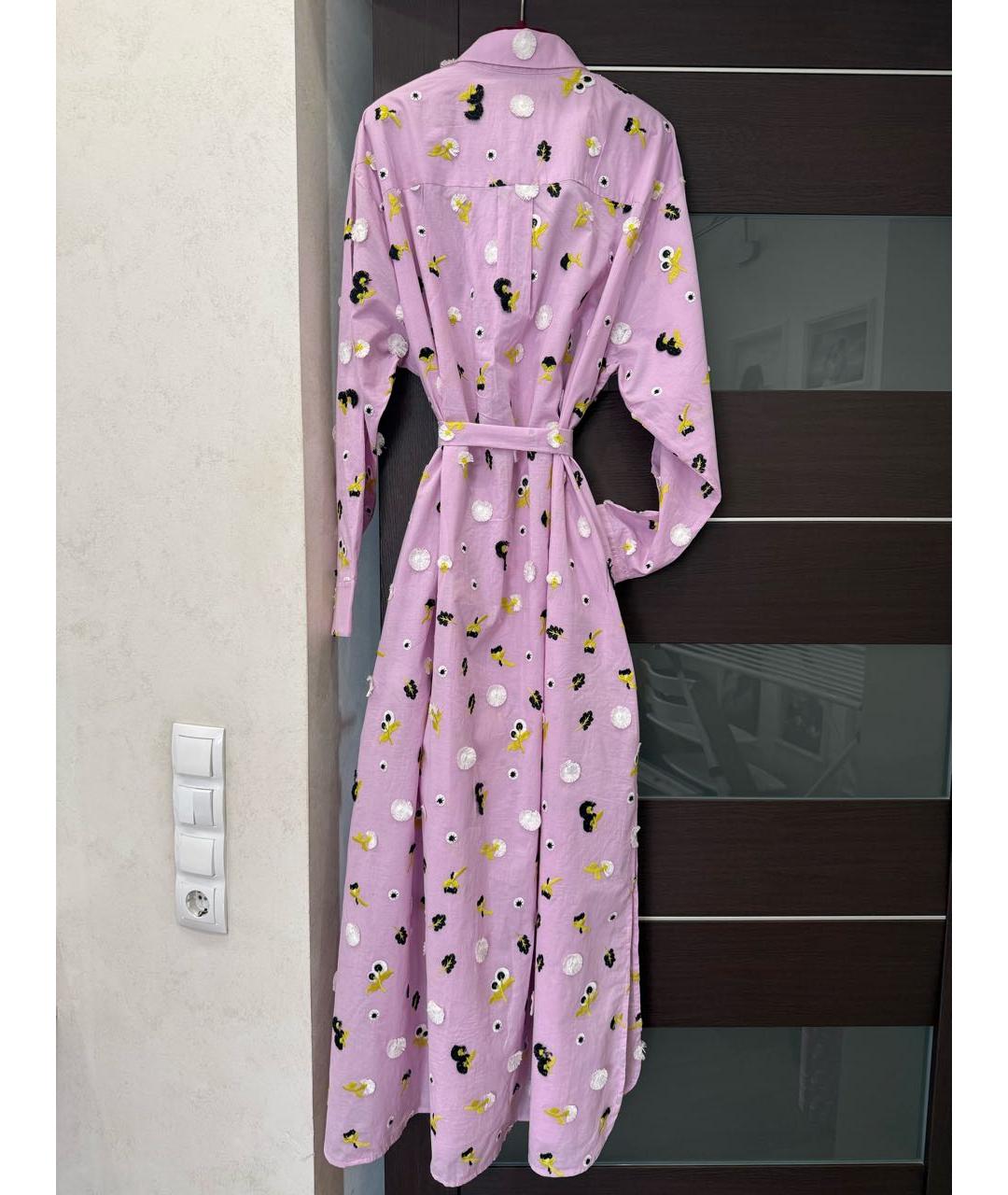 FEAR OF GOD ESSENTIALS Розовое хлопковое повседневное платье, фото 2