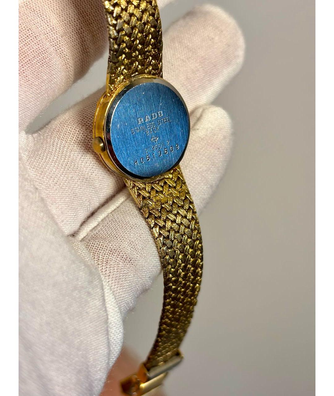 RADO Золотые позолоченные часы, фото 3