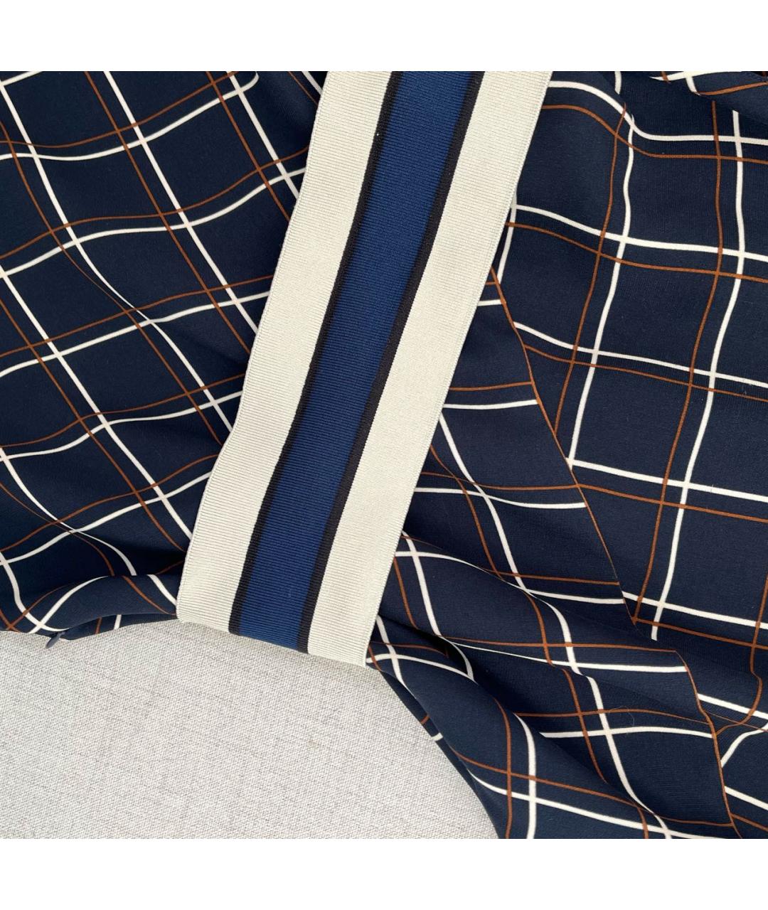 SPORT MAX CODE Темно-синее полиэстеровое повседневное платье, фото 3