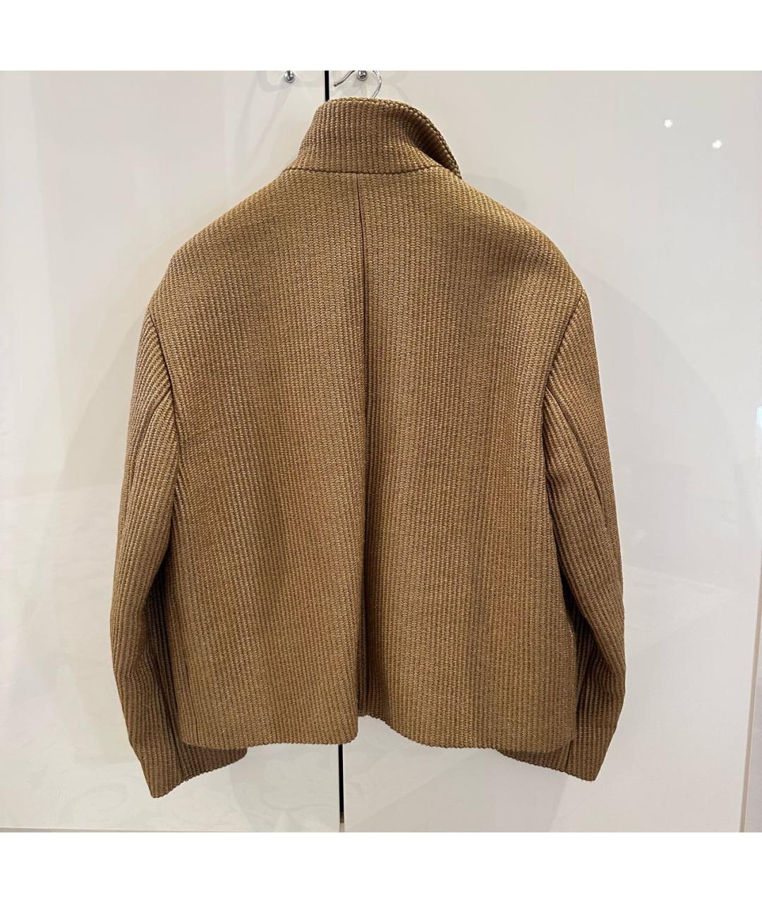 SANDRO Бежевая хлопковая куртка, фото 2