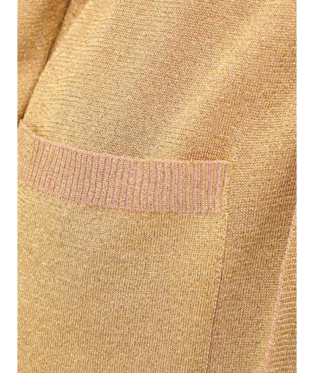 MISSONI Золотой вискозный кардиган, фото 6