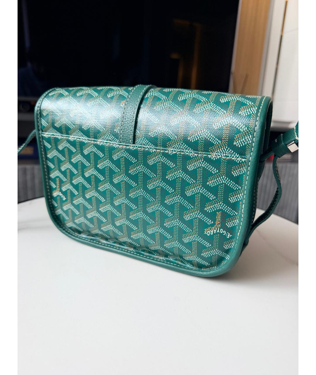 GOYARD Зеленая сумка на плечо, фото 3