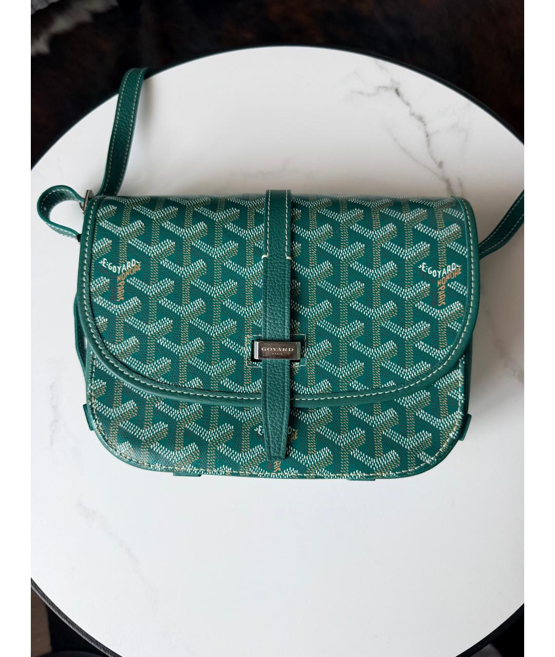 GOYARD Зеленая сумка на плечо, фото 6