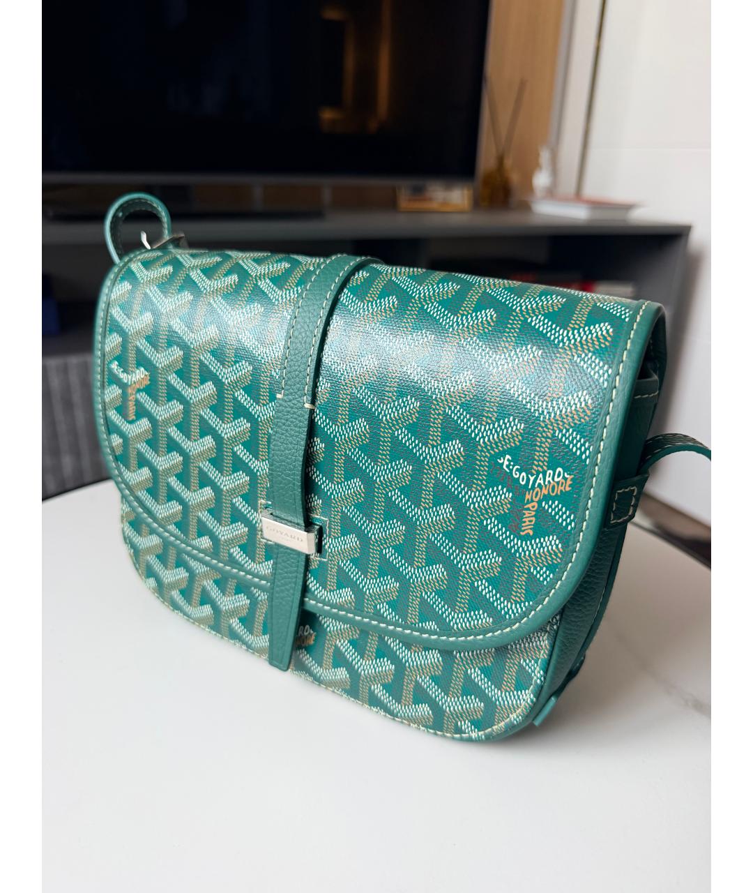 GOYARD Зеленая сумка на плечо, фото 2