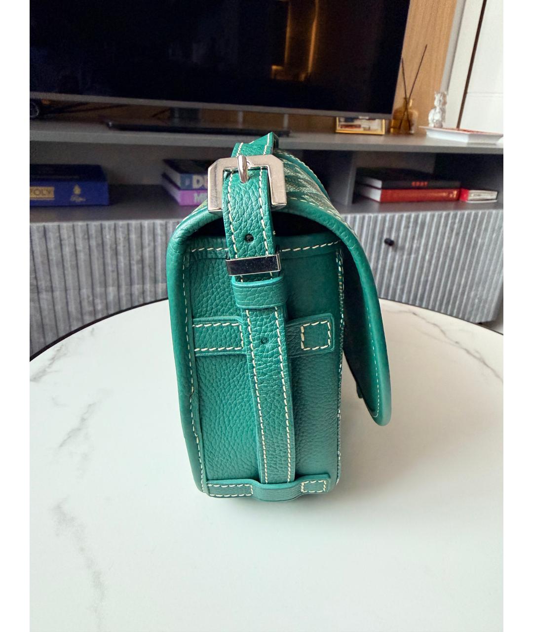 GOYARD Зеленая сумка на плечо, фото 4