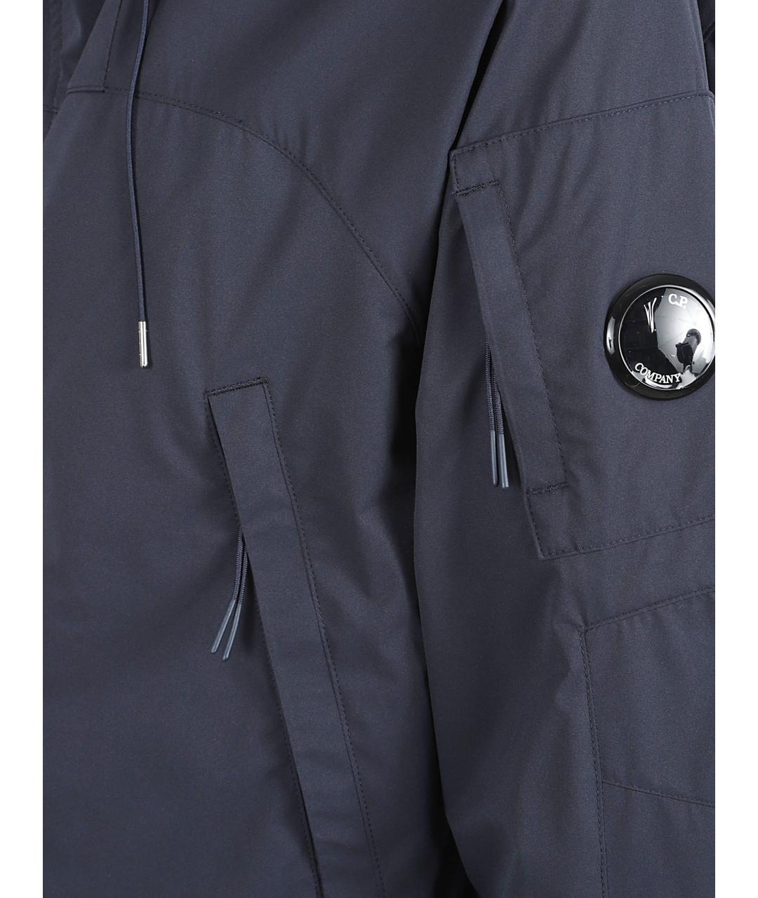 CP COMPANY Темно-синяя полиэстеровая куртка, фото 2
