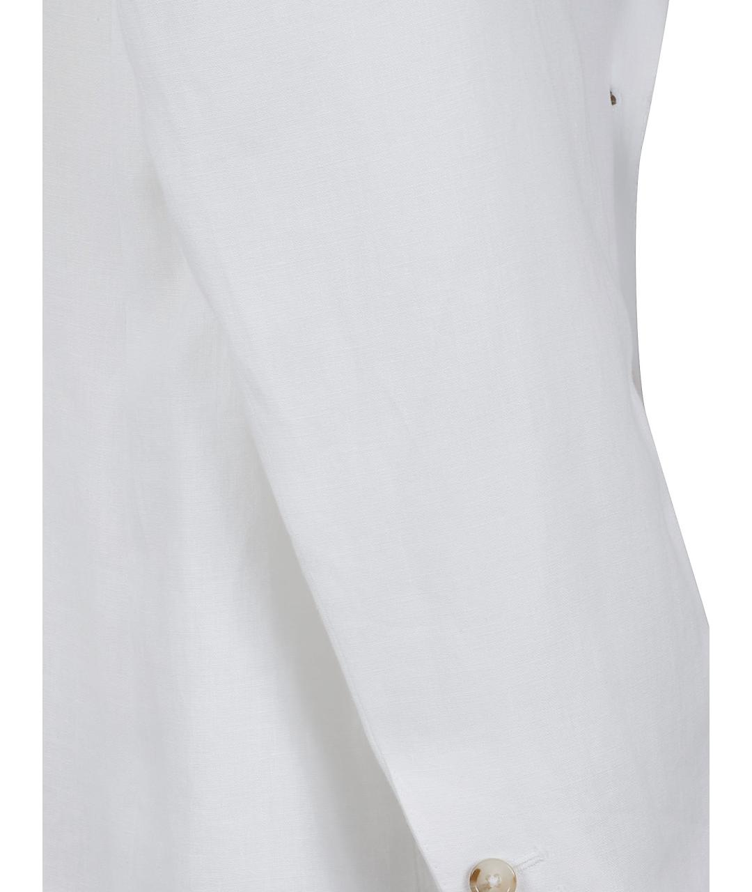 DOLCE&GABBANA Белый льняной пиджак, фото 2