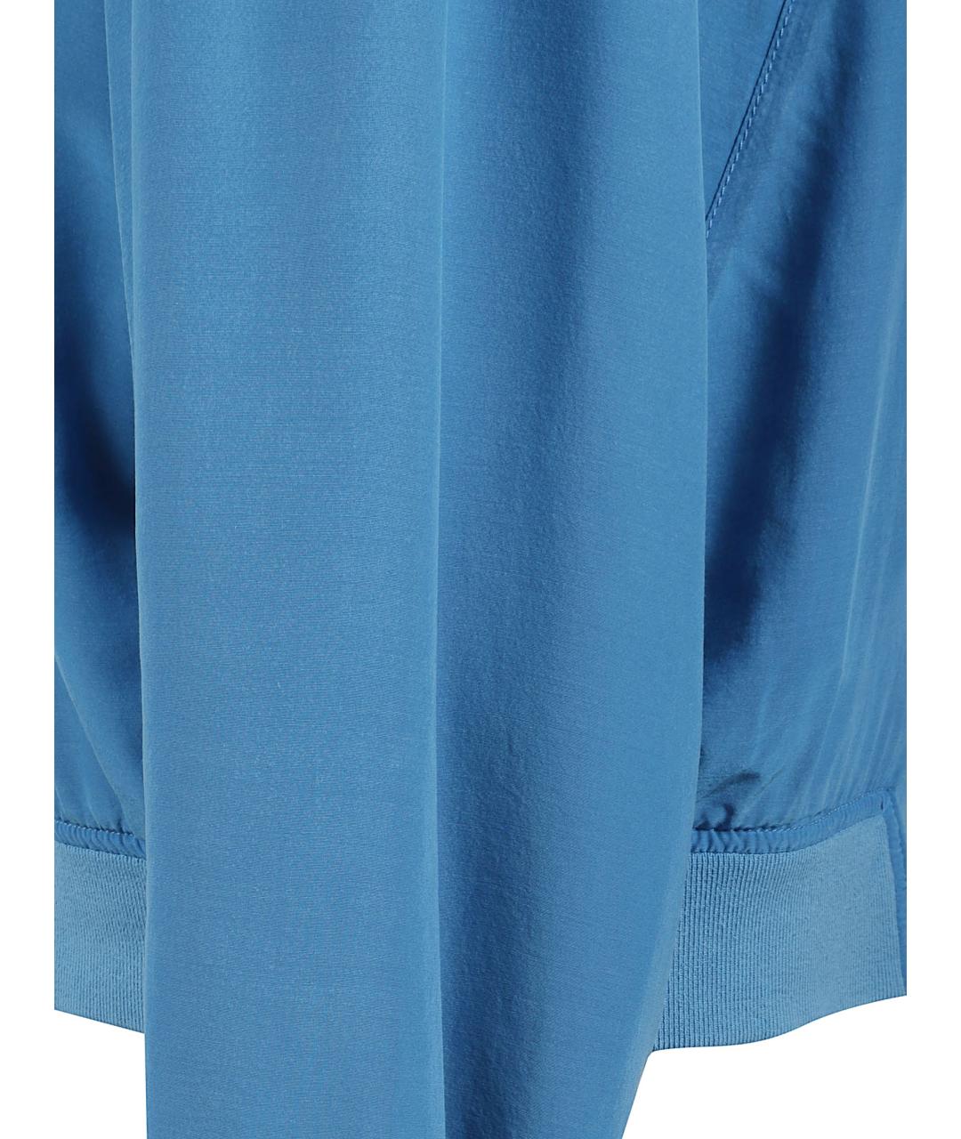 VERSACE Синяя шелковая куртка, фото 2