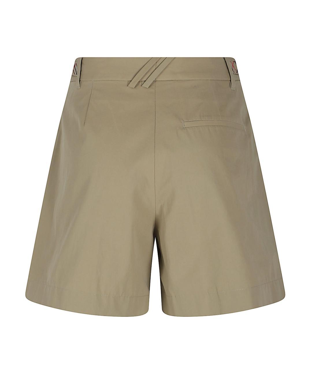 BURBERRY Хаки хлопковые шорты, фото 3