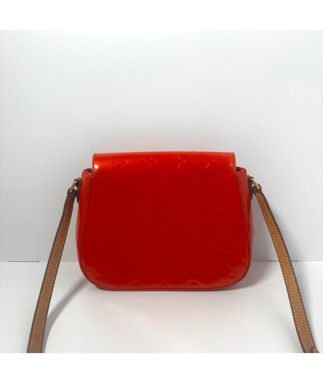 LOUIS VUITTON Красная сумка через плечо из лакированной кожи, фото 2
