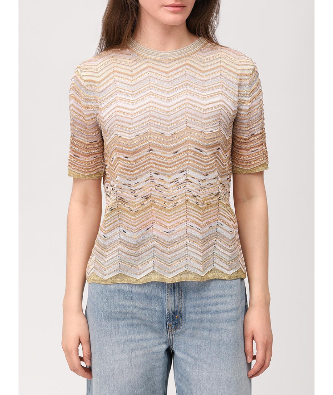 MISSONI Мульти вискозная футболка, фото 4