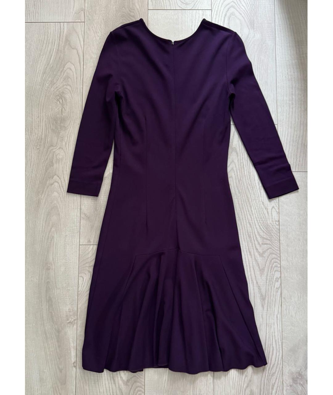 STELLA MCCARTNEY Фиолетовое вискозное повседневное платье, фото 2