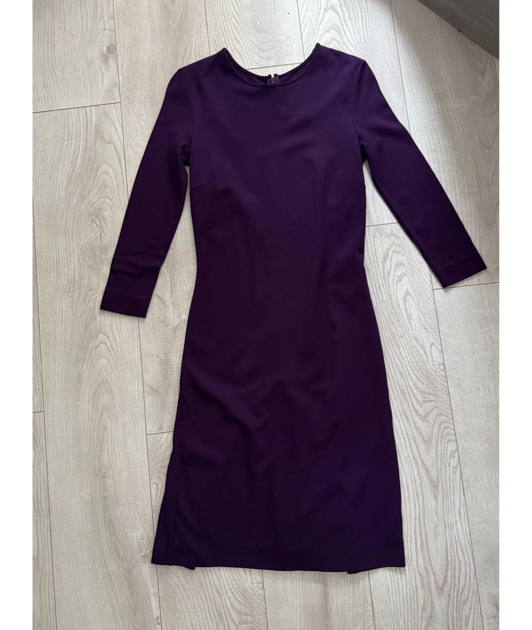 STELLA MCCARTNEY Фиолетовое вискозное повседневное платье, фото 6