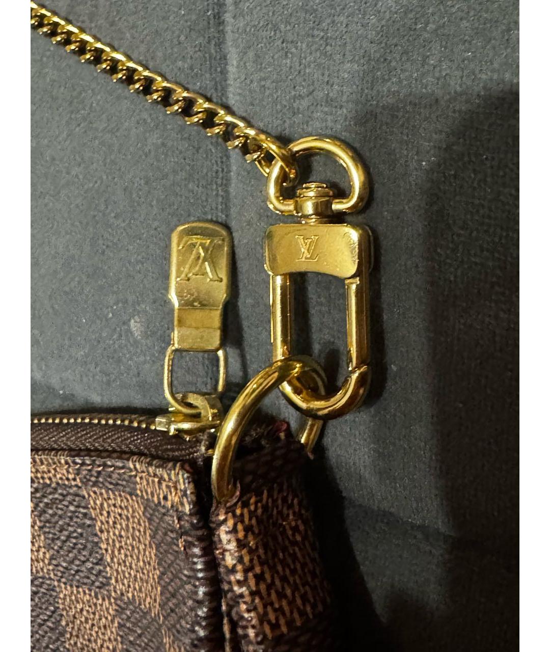 LOUIS VUITTON Коричневая сумка с короткими ручками, фото 6