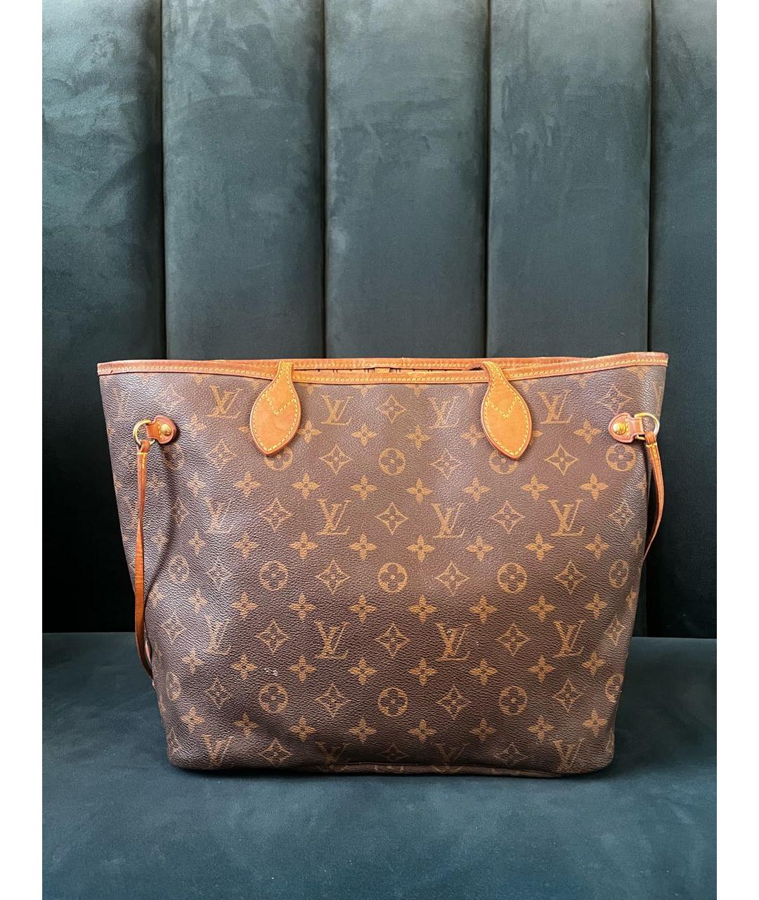 LOUIS VUITTON Коричневая сумка тоут, фото 8