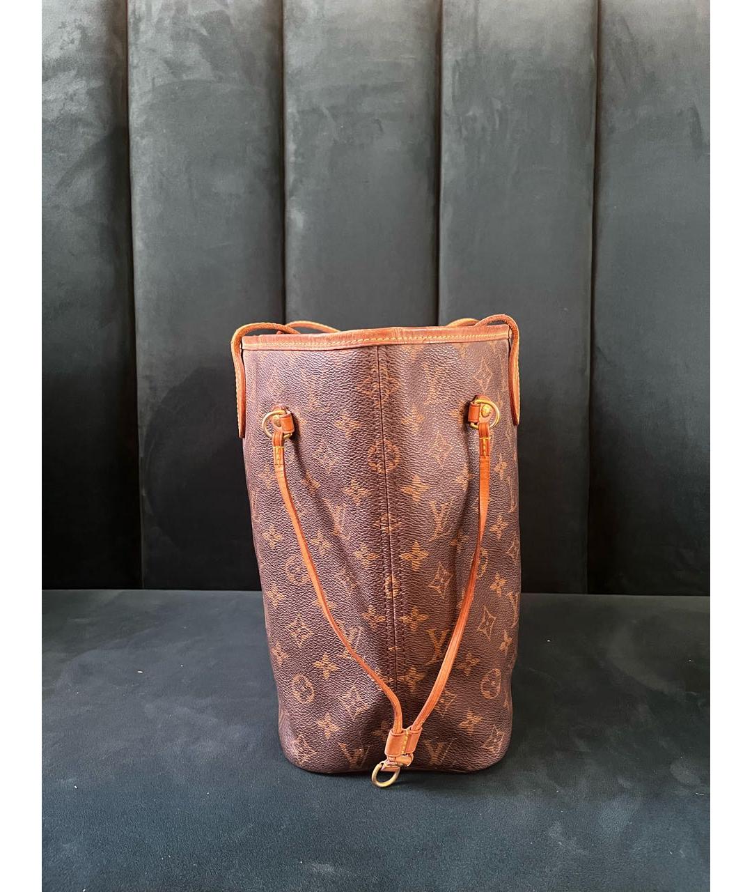 LOUIS VUITTON Коричневая сумка тоут, фото 6