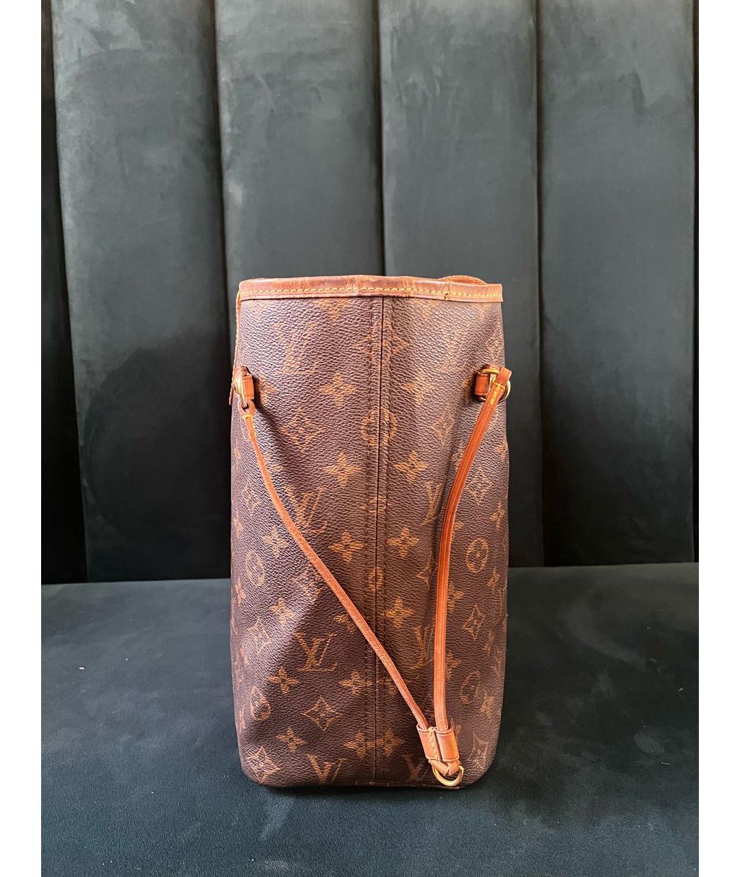 LOUIS VUITTON Коричневая сумка тоут, фото 5