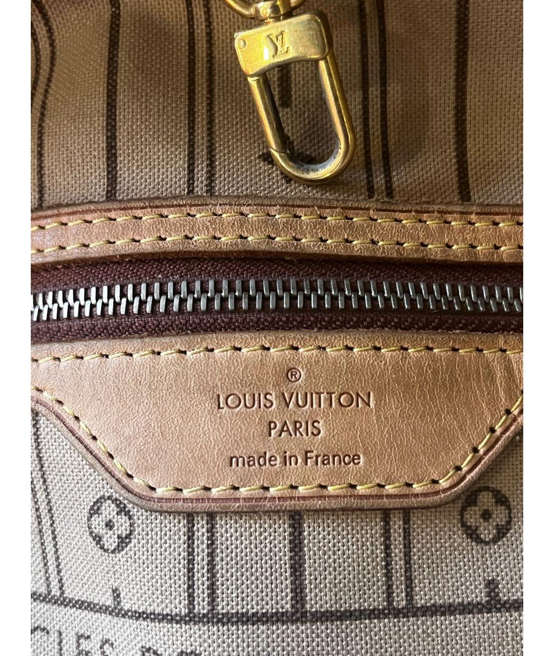 LOUIS VUITTON Коричневая сумка тоут, фото 4