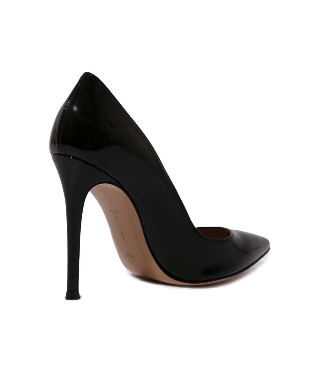 GIANVITO ROSSI Черные кожаные туфли, фото 3