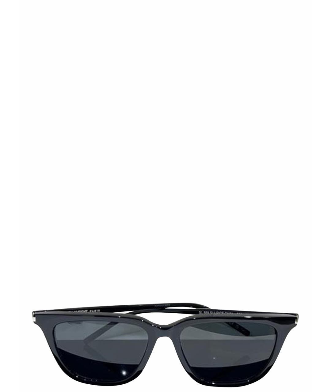 SAINT LAURENT Черные солнцезащитные очки, фото 1