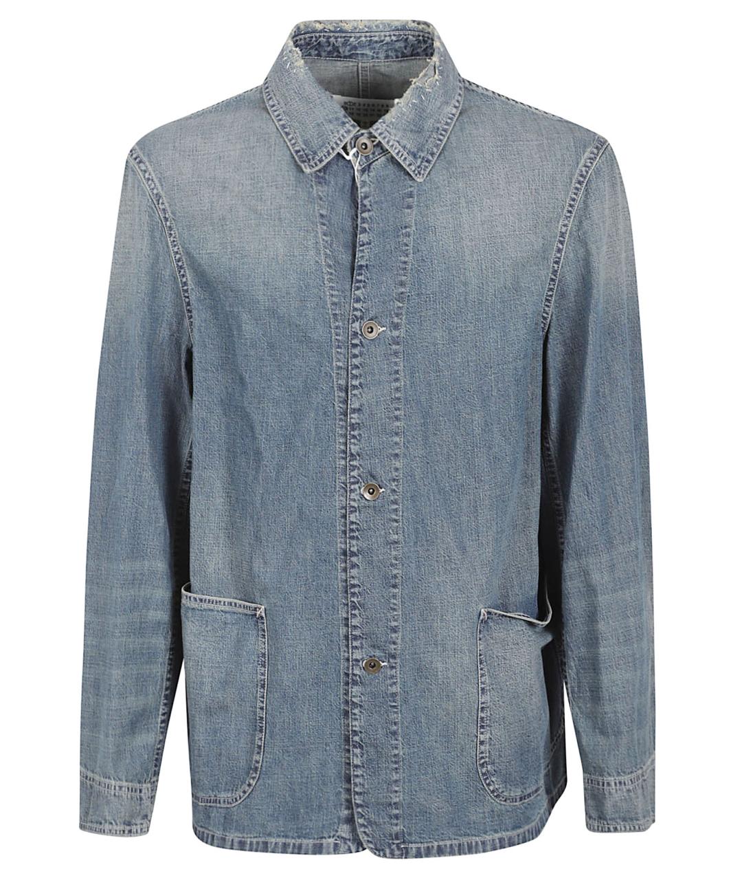 MAISON MARGIELA Синяя хлопковая куртка, фото 1