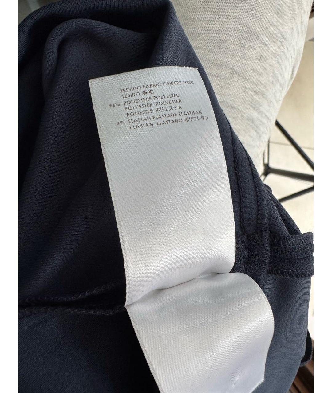 STELLA MCCARTNEY Темно-синее полиэстеровое повседневное платье, фото 5