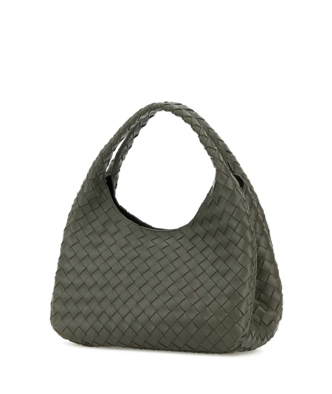 BOTTEGA VENETA Зеленая кожаная сумка тоут, фото 2