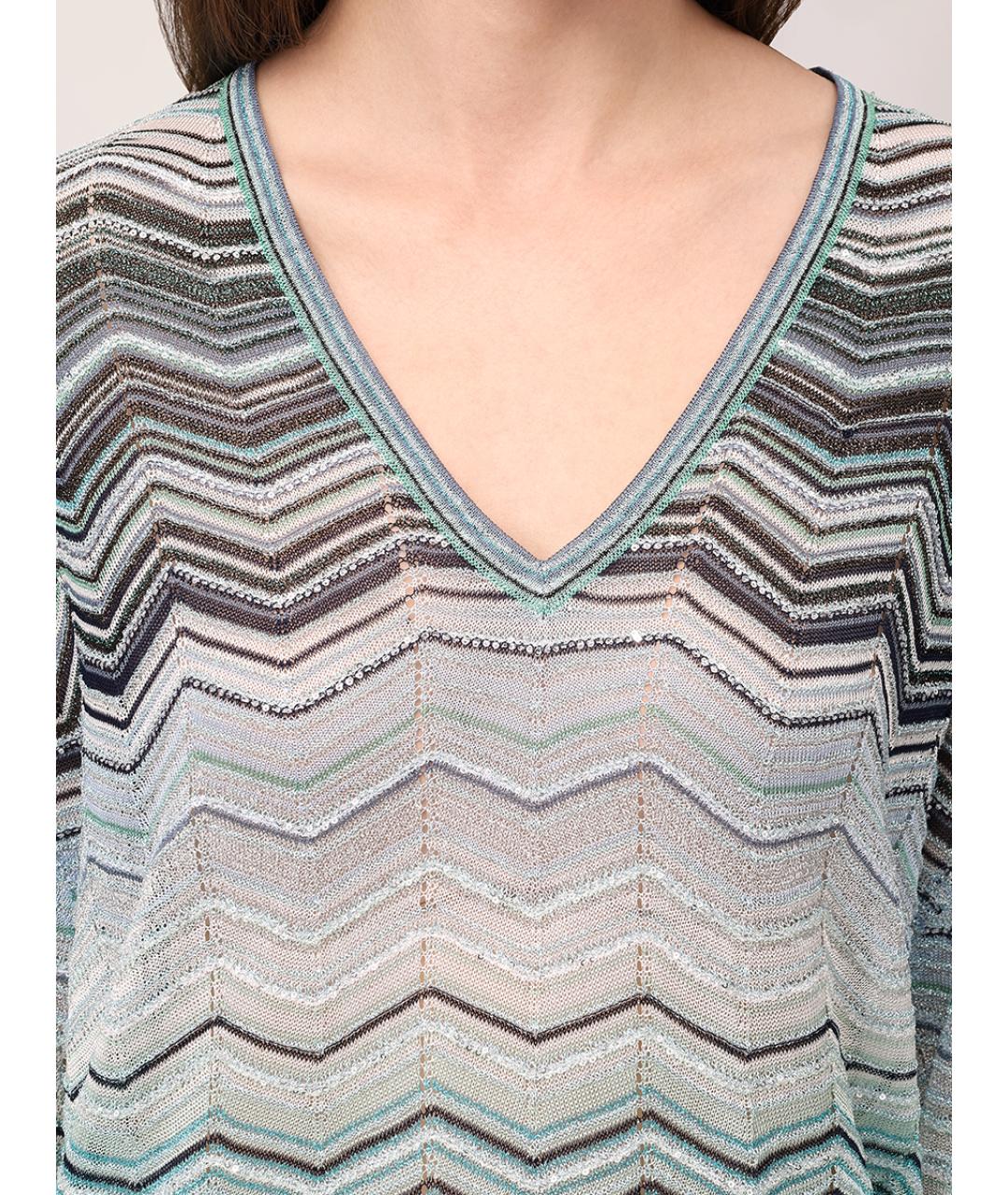 MISSONI Мульти вискозный джемпер / свитер, фото 5
