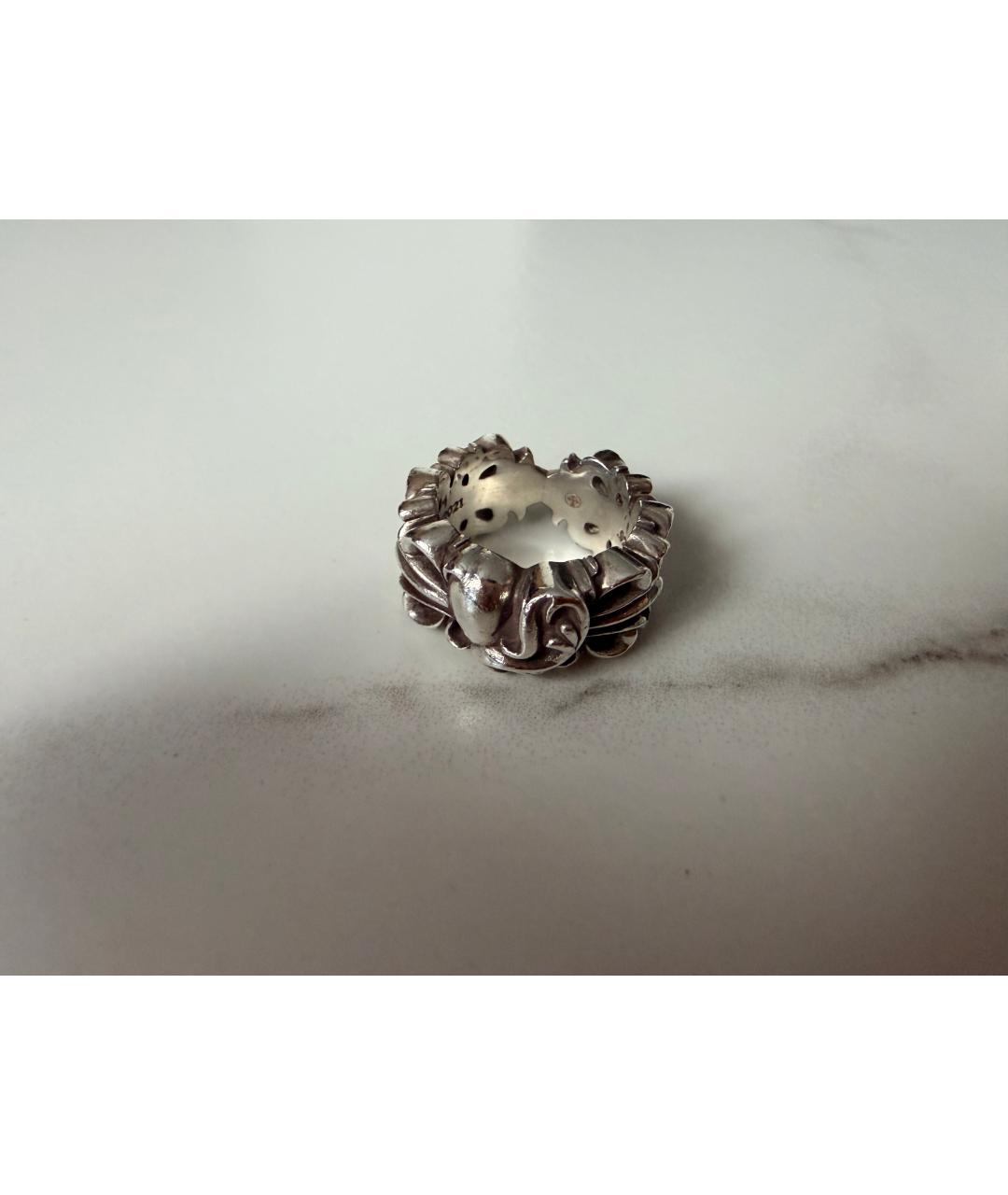 CHROME HEARTS Серебряное серебряное кольцо, фото 4