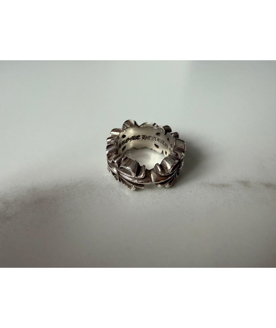 CHROME HEARTS Серебряное серебряное кольцо, фото 2