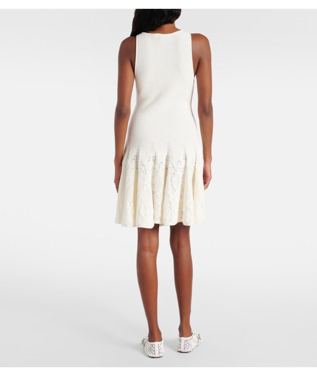 ALAIA Белое хлопковое платье, фото 3