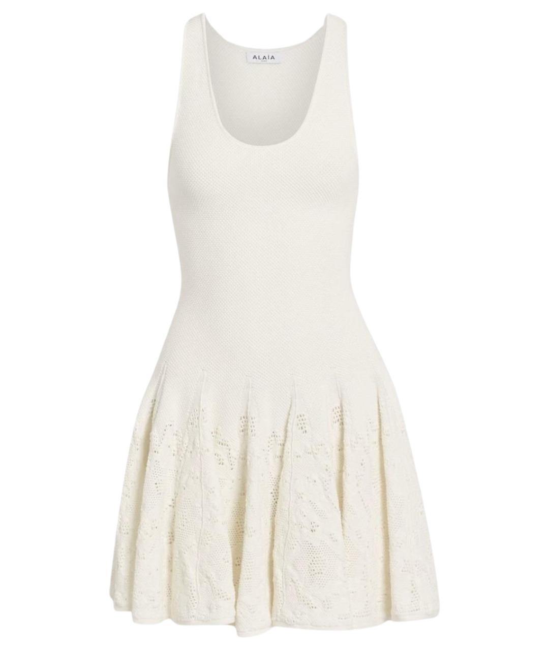 ALAIA Белое хлопковое платье, фото 1