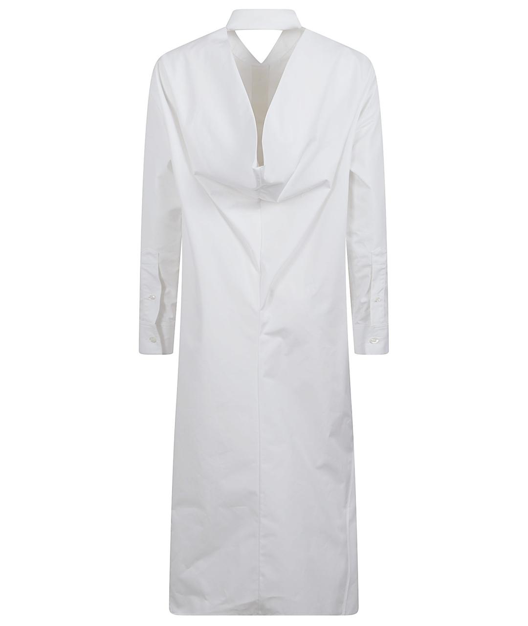 BALENCIAGA Белое хлопковое повседневное платье, фото 3