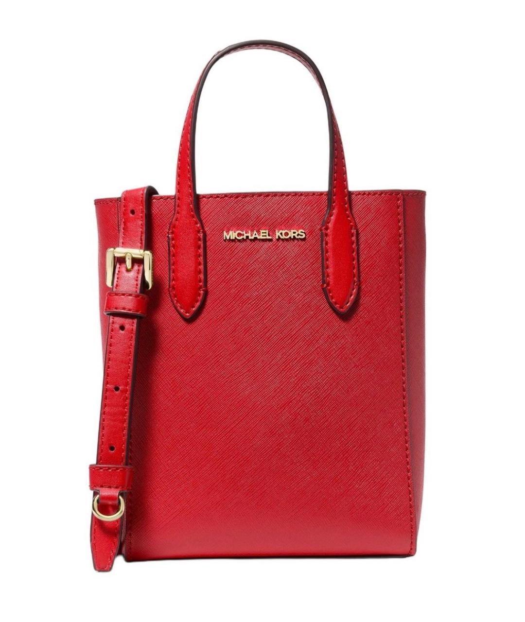 MICHAEL KORS Красная сумка тоут, фото 2