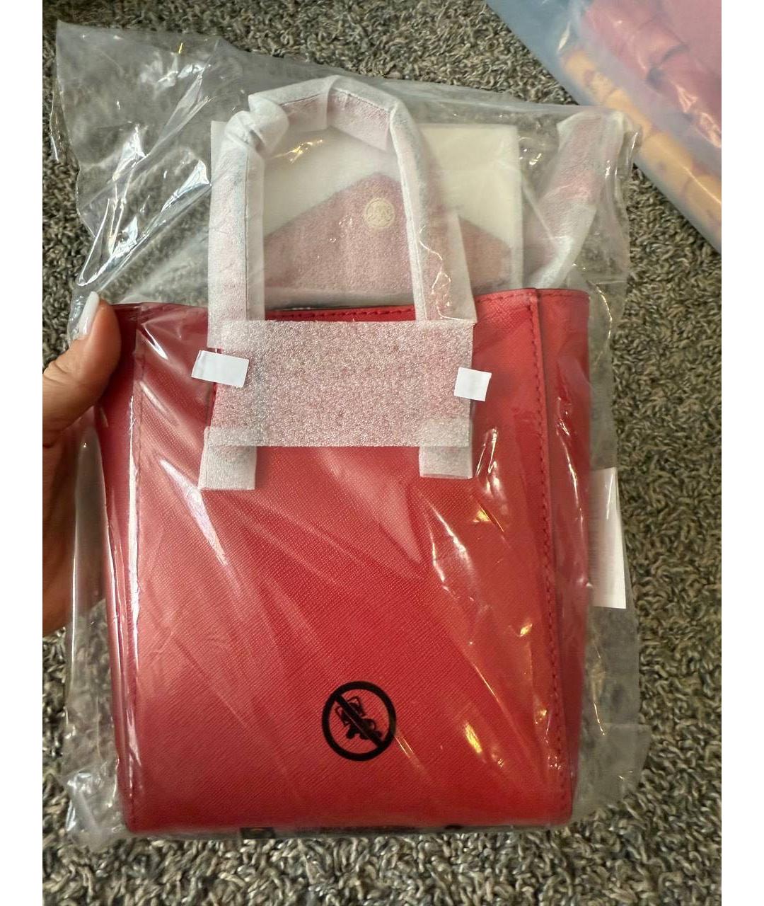 MICHAEL KORS Красная сумка тоут, фото 5