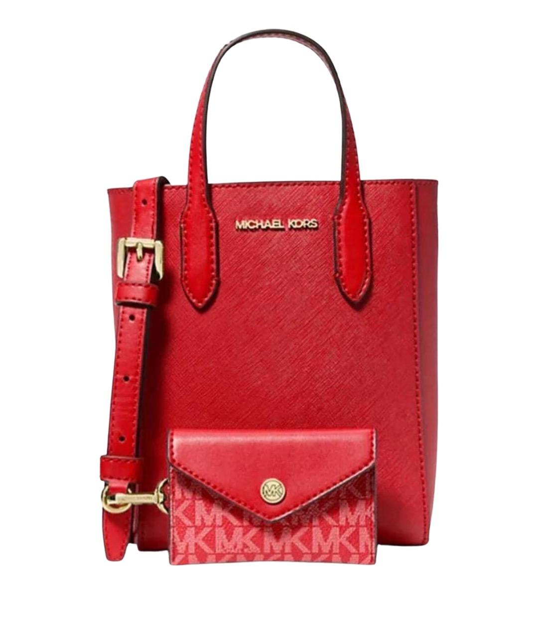 MICHAEL KORS Красная сумка тоут, фото 1