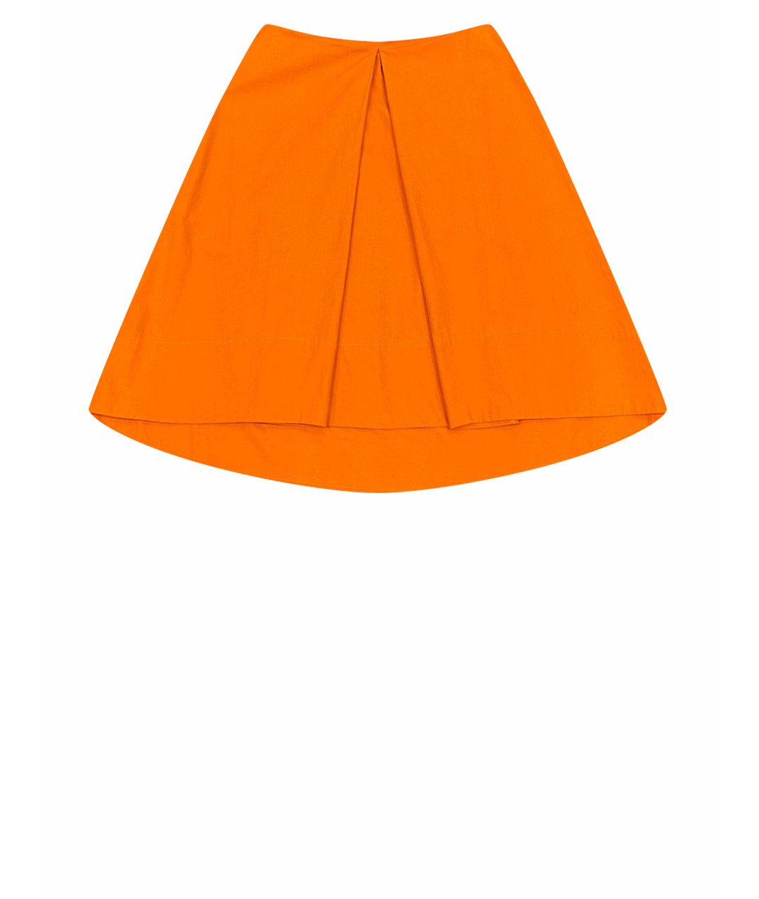 BRIAN DALES Оранжевая хлопковая юбка миди, фото 1