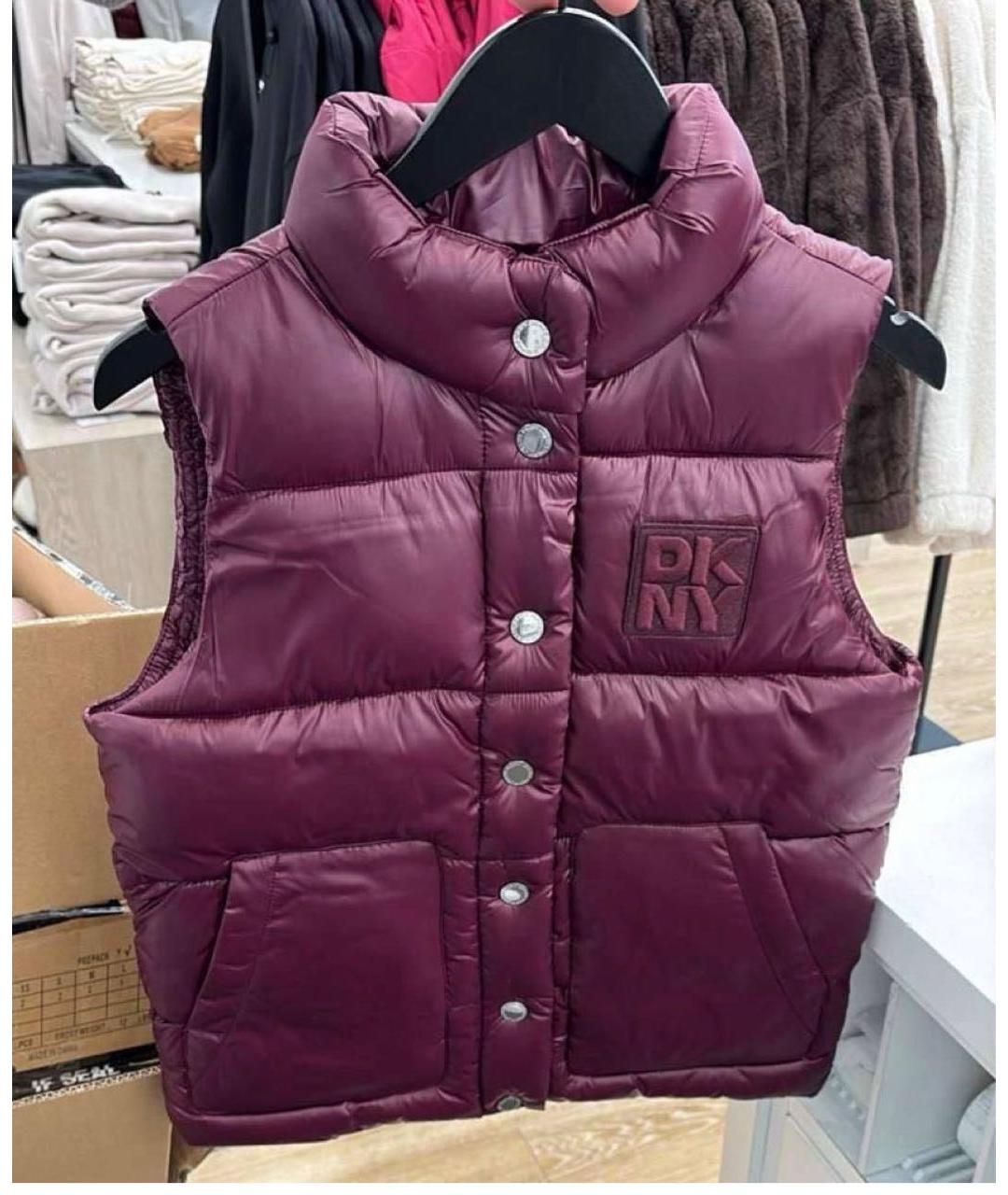 DKNY Бордовый жилет, фото 2