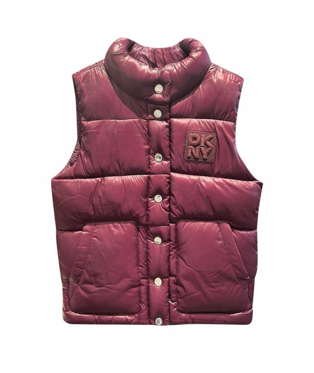 DKNY Бордовый жилет, фото 1