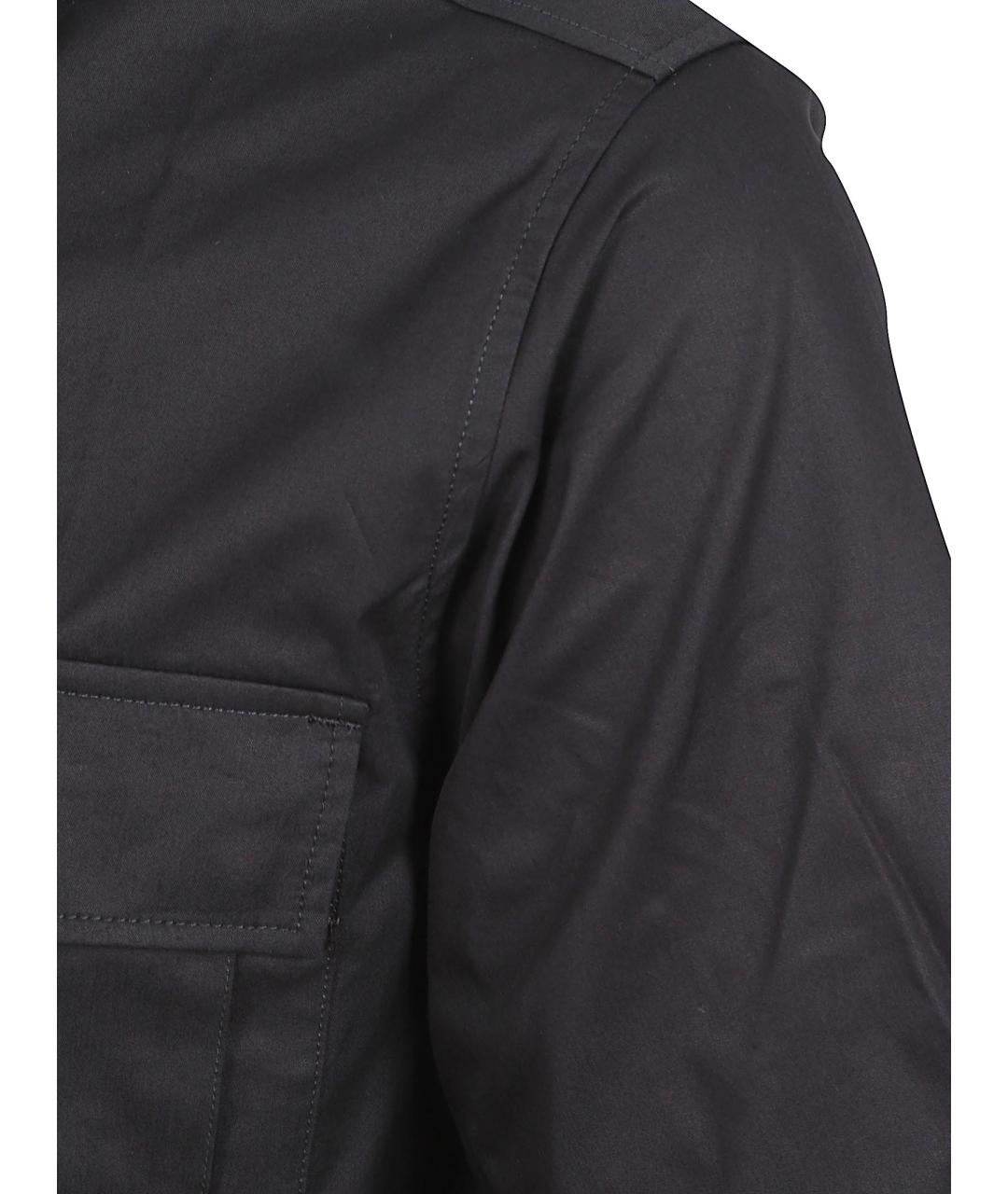 CP COMPANY Черная хлопковая кэжуал рубашка, фото 2