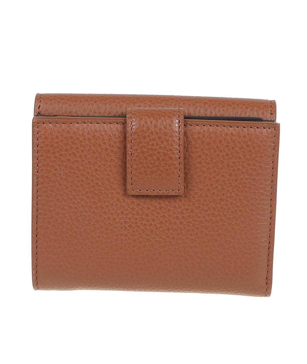 FERRAGAMO Коричневый кожаный кошелек, фото 2