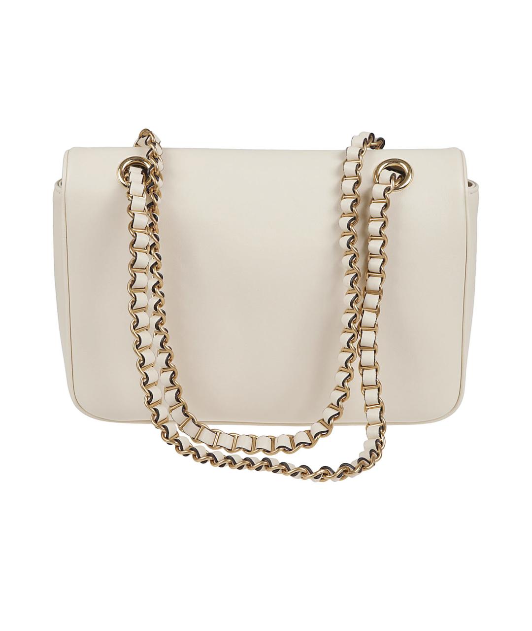 VALENTINO Белая кожаная сумка через плечо, фото 2